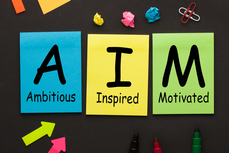 AIM ambitious inspired motivated